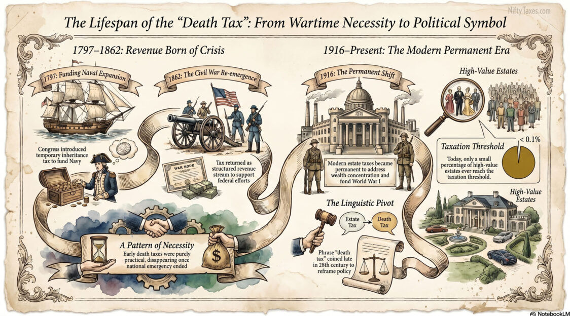 death tax history explained infographic