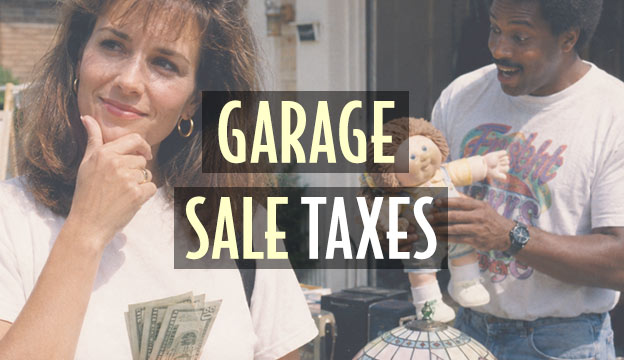 garage sale taxes
