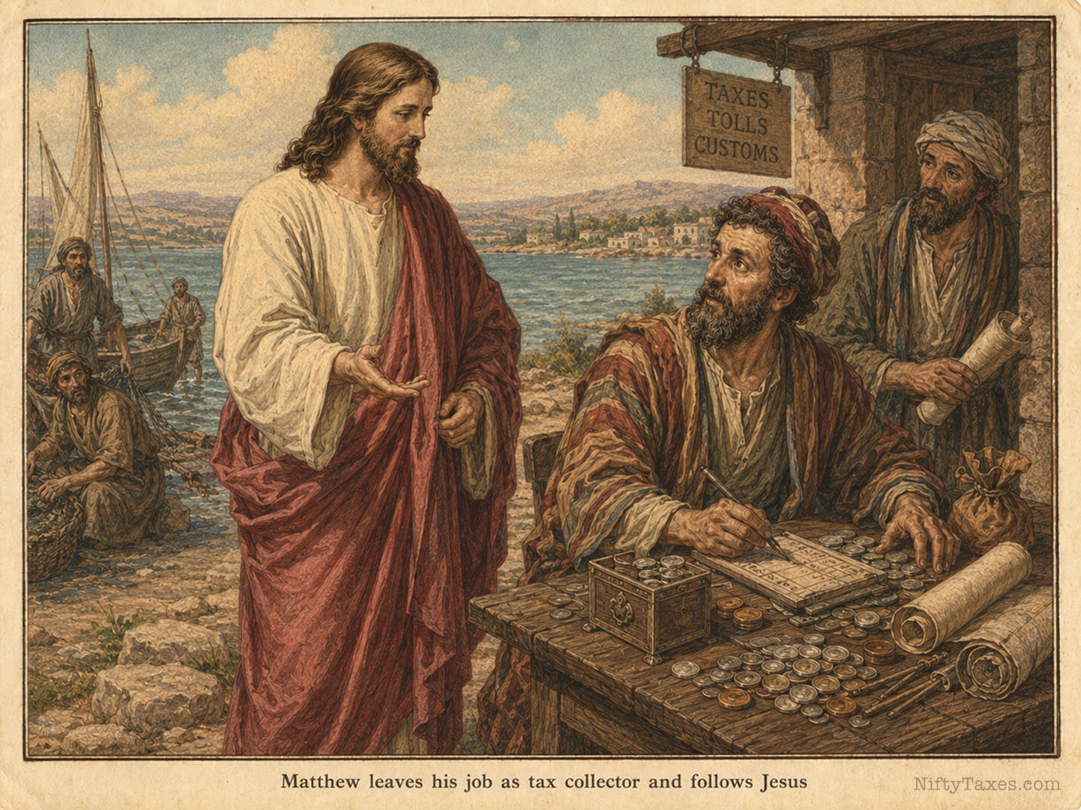 jesus matthew tax collector