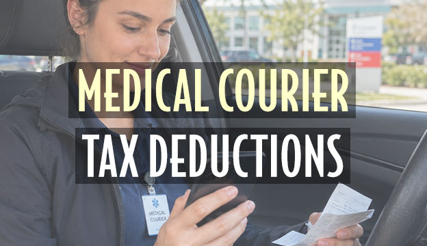 medical courier tax deductions