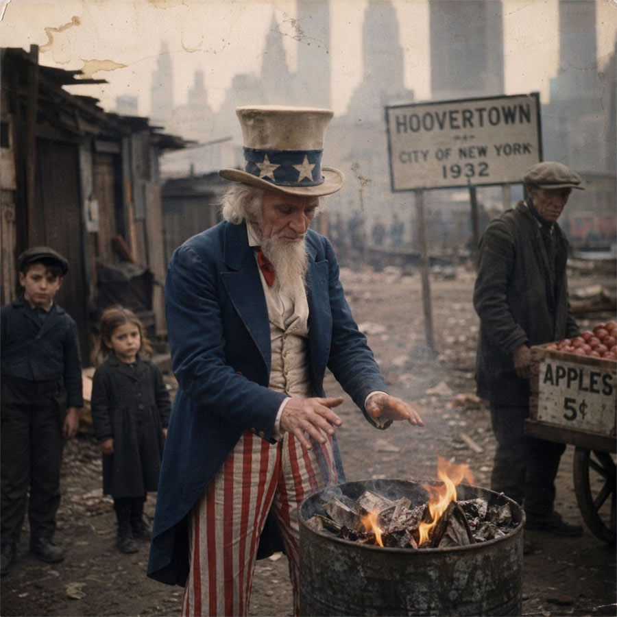 uncle sam great depression taxews